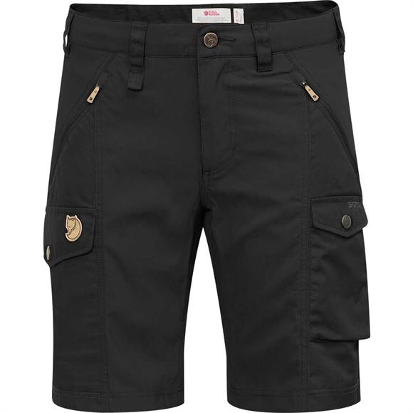 Fjällräven Nikka Shorts Curved W - Dameshorts - Sort