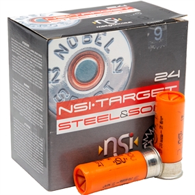 NSI Target Steel & Soft Flugtskydningspatroner - Kal. 12-70 - Karton