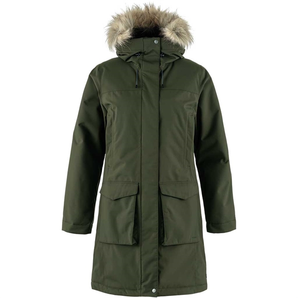 Fjällräven Nuuk Lite Parka W - Damejakke - Deep Forest