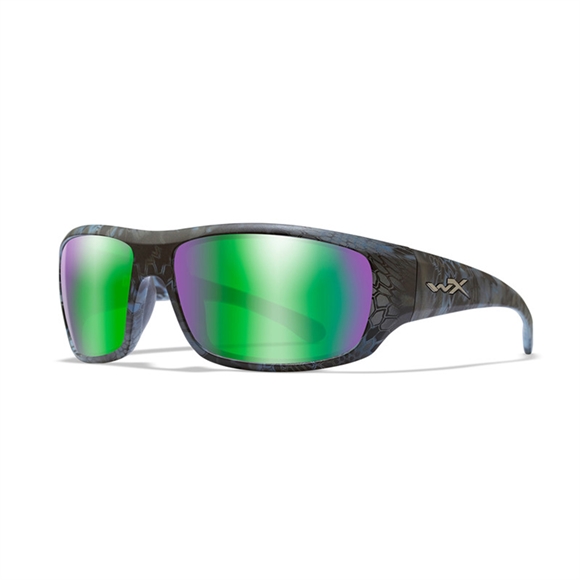 Wiley X Polaroid Fiskebriller - Omega Emerald Green Mirror Lens