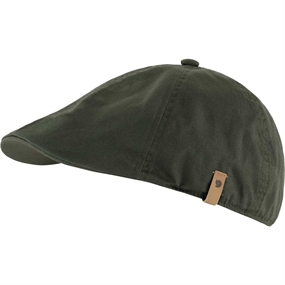 Fjällräven Övik Flat Cap - Unisex Kasket - Deep Forest - S/M