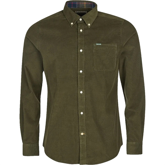 Barbour Ramsey Tailored Shirt - Herreskjorte - Forest