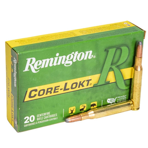 Remington Core-Lokt Riffelpatroner - Kal. 270 Win. - SP