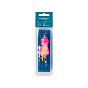 Kinetic Sabiki Plaice Leader - Kinky Pinky - 40 g