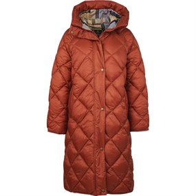 Barbour Sandyford Quilted Jacket - Damejakke - Maple/Dress