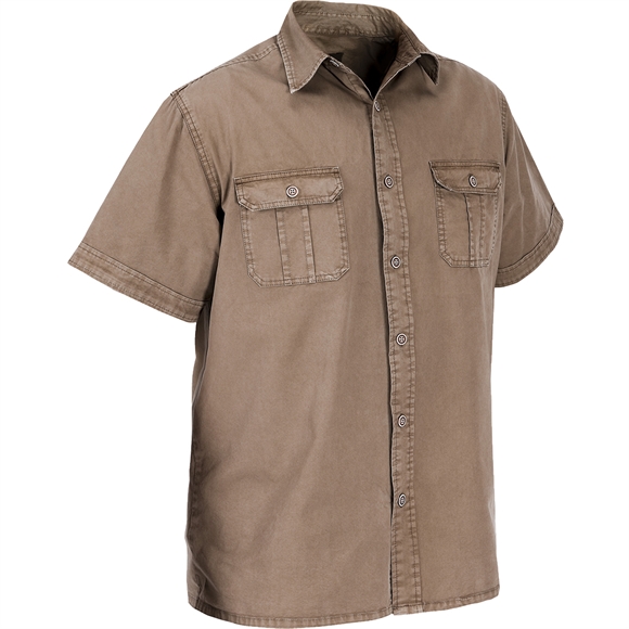 Nordhunt Serengeti Stretch Skjorte K/Æ - Desert Khaki