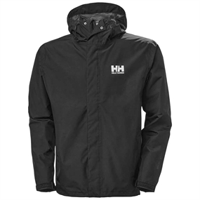 Helly Hansen Seven J Regnjakke - Herre - Sort