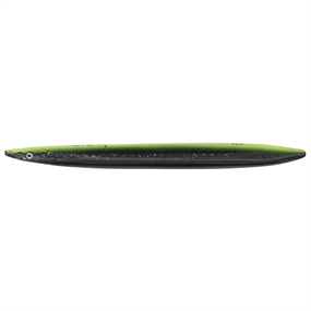 Savage Gear Line Thru Sandeel - Black/Yellow Glow - 19 g - 12,5 cm