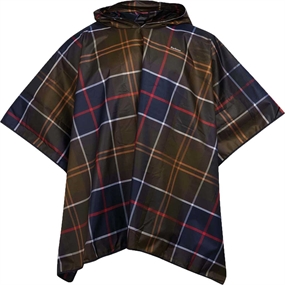 Barbour Showerproof Poncho - Unisex regntøj - Classic Tartan - One size