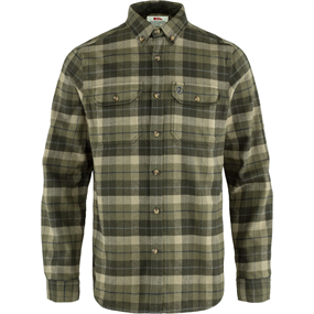 Fjällräven Singi Heavy Flannel Skjorte - Herre - Green-Deep Forest