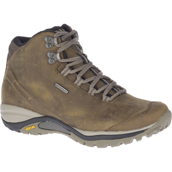 Merrell Siren Traveller 3 Mid WP W Vandrestøvle - Dame - Brindle/Boulder