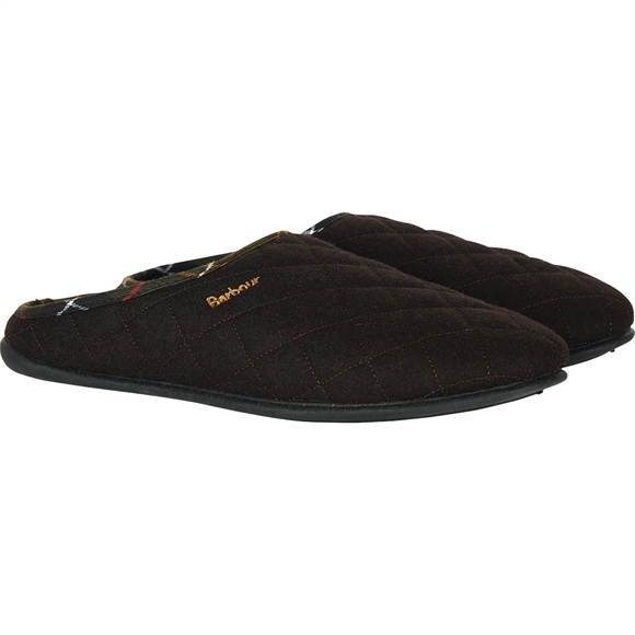 Barbour Swinburne Slippers - Brun