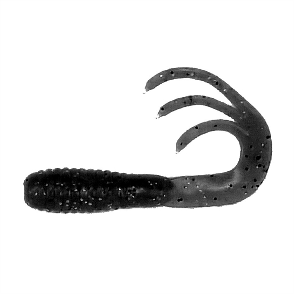 Skull Gear Flexibait Triple Tail 5 Stk. - Black - Garlic