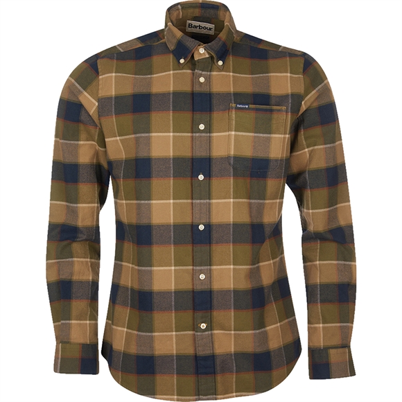 Barbour Valley Tailored Shirt - Herreskjorte - Stone