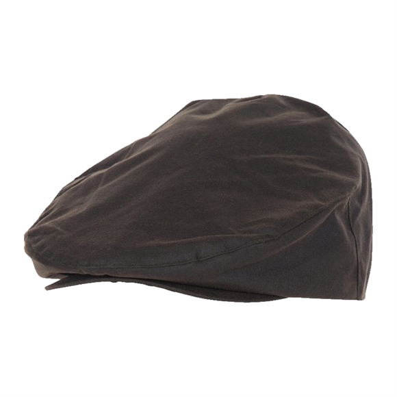 Barbour Wax Flat Cap - Unisex kasket - Olive - 59